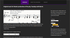 Desktop Screenshot of morriemusic.com
