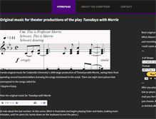 Tablet Screenshot of morriemusic.com